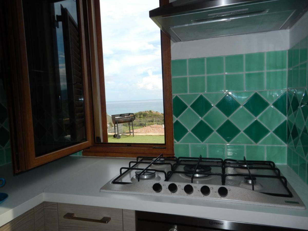 La Costa Est Villa Con Vista Mare In Ogliastra Sardegna Тертения Экстерьер фото